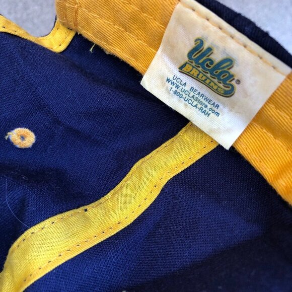 VTG UCLA BRUINS Baseball Hat Men's Adjustable Cap Retro Blue Adjustable - Picture 2 of 6